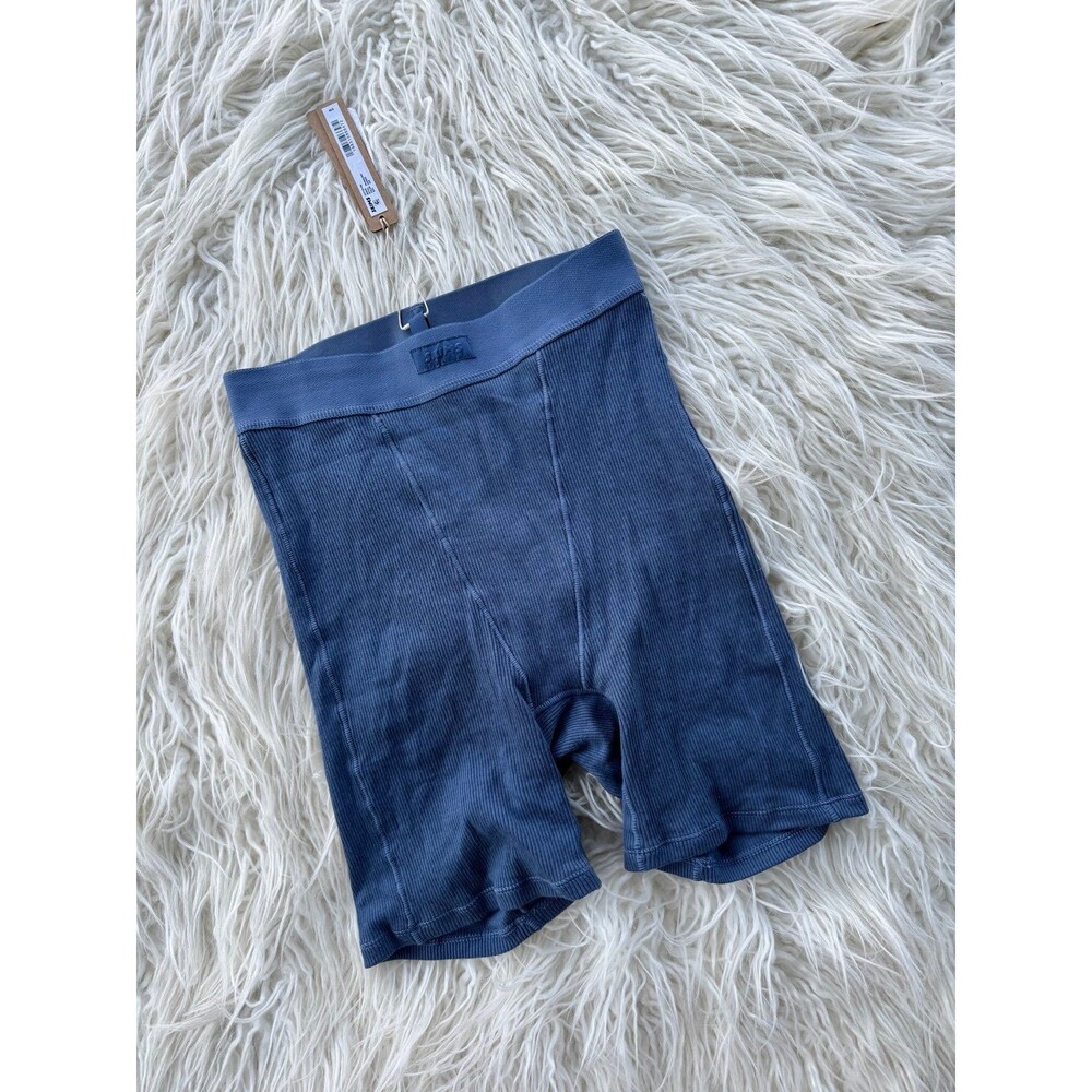 Skims Cotton Rib Boxer Harbor XS - Picture 3 of 7